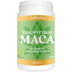 Maca, full spectrum, økologisk 180g Pulver