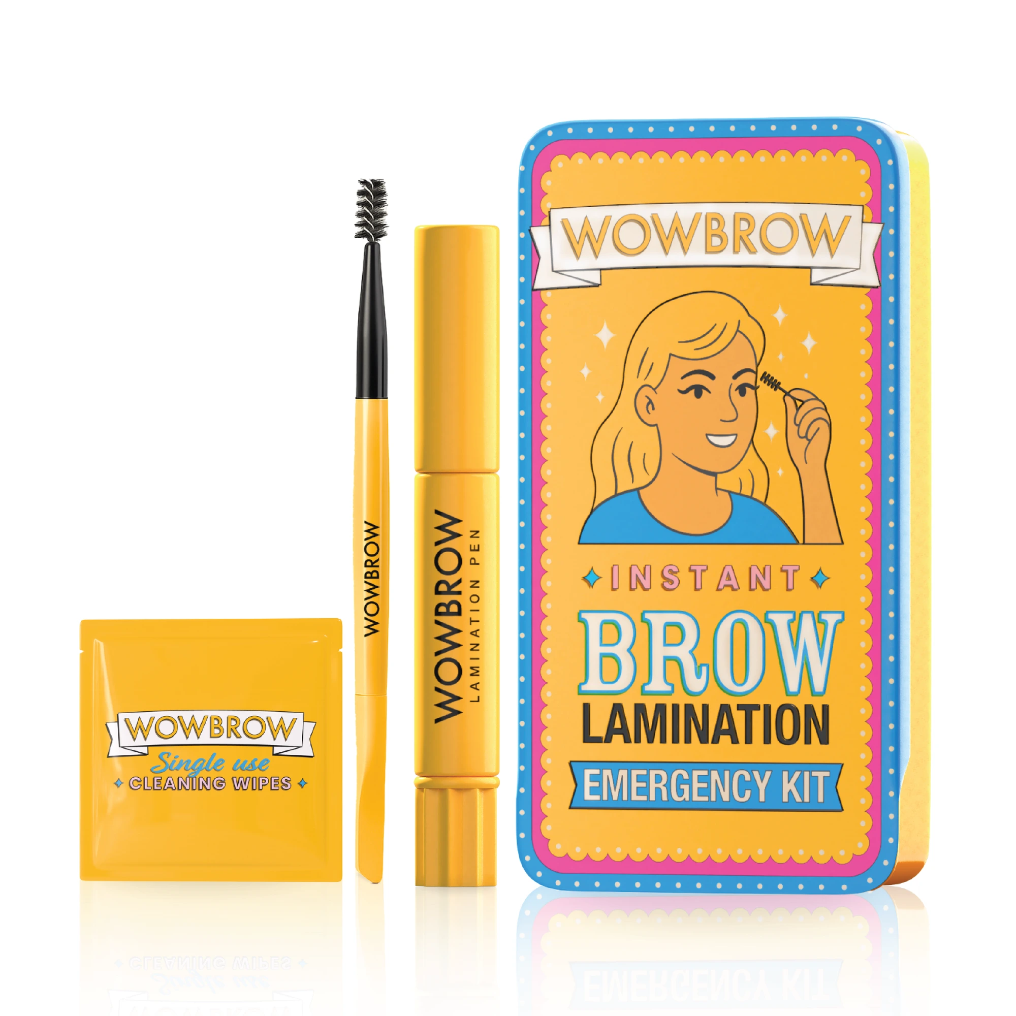 WOWBROW Instant Brow Lamination Kit, 1 sett