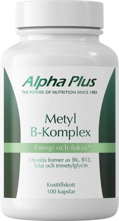 Alpha Plus Metyl B-komplex 100 stk