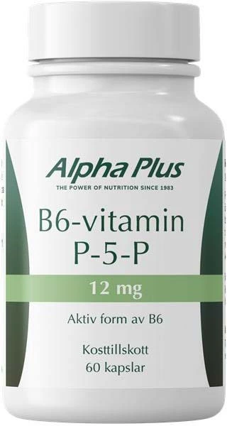 Alpha Plus B6-vitamin P-5-P 12 mg 60 stk