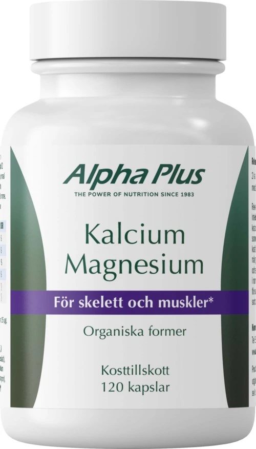 Alpha Plus Kalcium Magnesium 120 stk