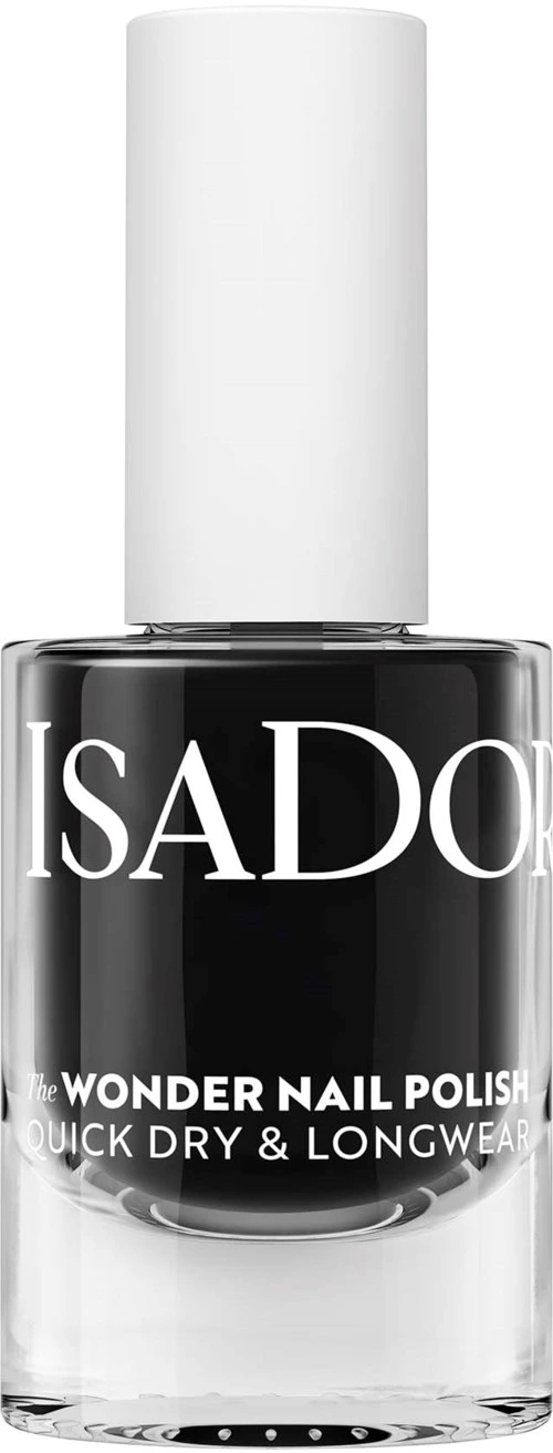 IsaDora The Wonder Nail Polish Quick Dry & Longwear 139 Black Lacquer