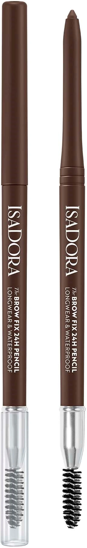 IsaDora The Brow Fix 24H Pencil Longwear & Waterproof 02 Dark Brown