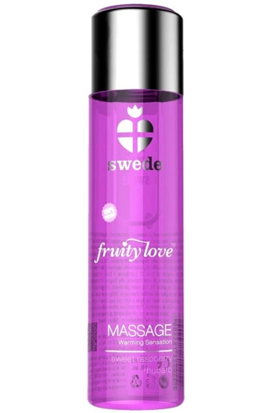 Swede Fruity Love Massage Sweet Raspberry Rhubarb 120 ml