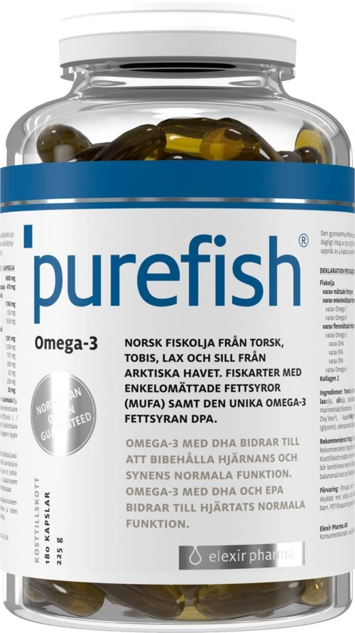 Elexir Pharma Purefish 180 stk