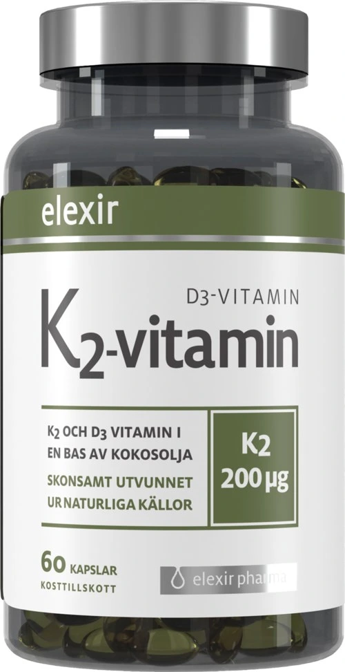 Elexir Pharma K2+D3 60 stk