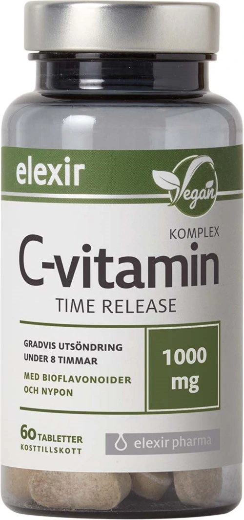 Elexir Pharma C-Vitamin Time release 60 stk