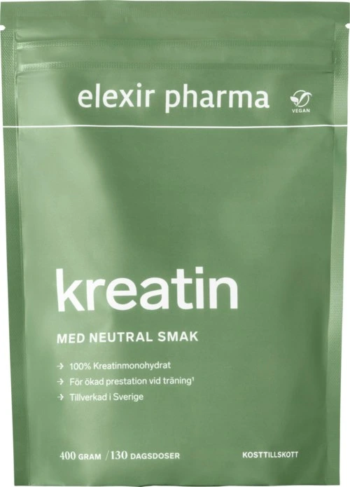 Elexir Pharma Kreatin Naturell 400 g
