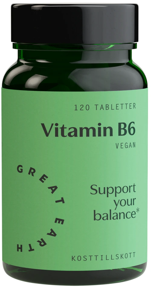 Great Earth Vitamin B6 120 stk