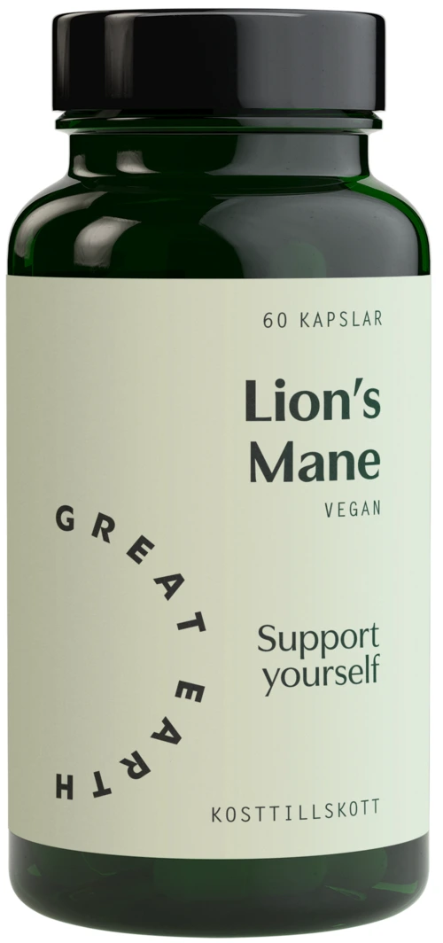 Great Earth Lion's Mane 60 stk