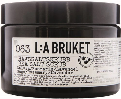 L:a Bruket 063 Sea Salt Scrub Sage/Rosemary/Lavender 420 g