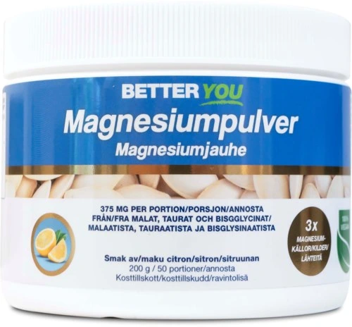 Better You Magnesiumpulver Citron 200 g