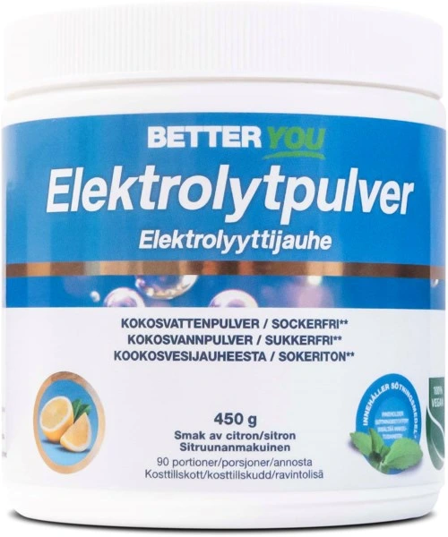 Better You Elektrolytpulver Citron 450 g