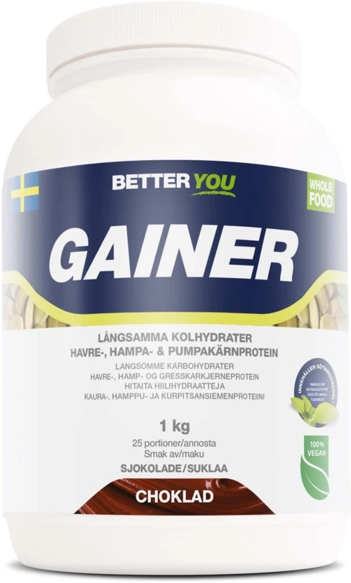 Better You Whole Food Gainer Choklad 1000 g