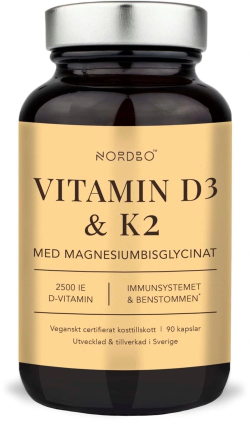 Nordbo Vitamin D3 & K2 90 stk