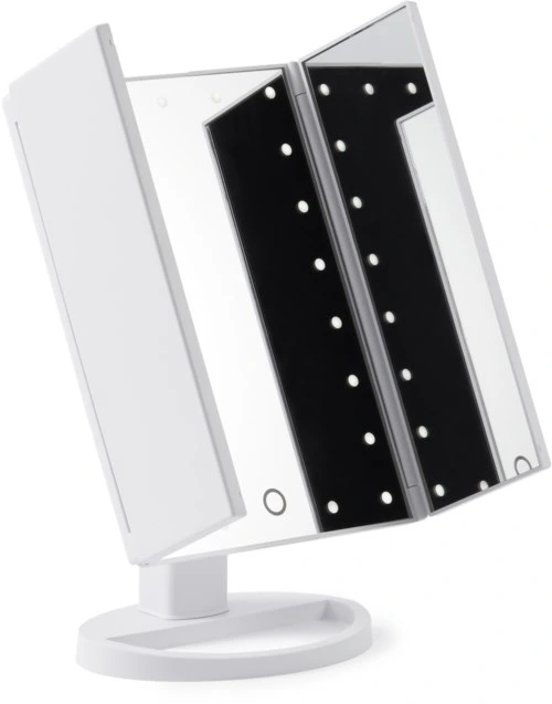 Browgame Cosmetics Tri Folded Lighted Makeup Mirror