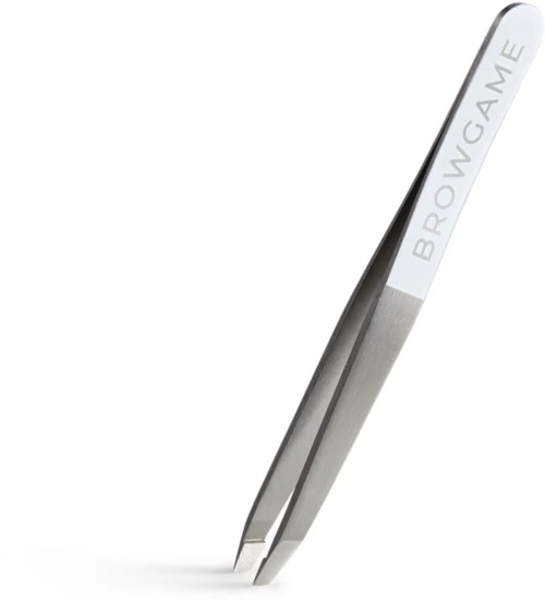 Browgame Cosmetics Original Tweezer Slanted - White - 1 stk.