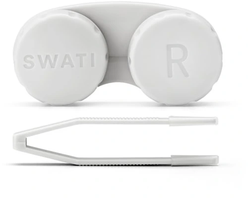 SWATI Cosmetics Lens Case & Tweezers