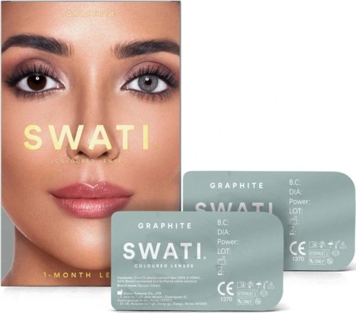 SWATI Cosmetics 1 Month Lenses Graphite