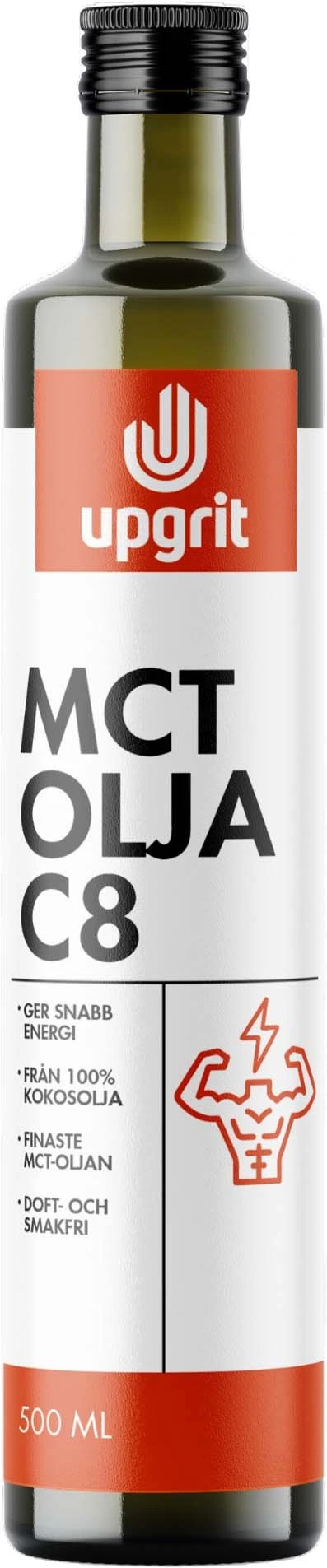 Upgrit C8 MCT-olja 500 ml