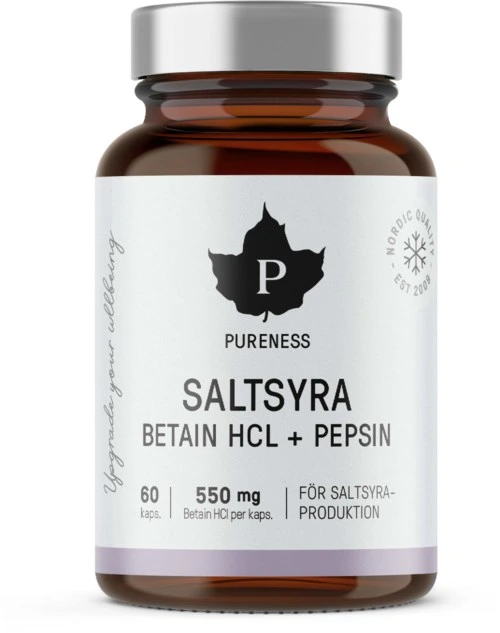 Pureness Beteine HCL -saltsyra 60 stk
