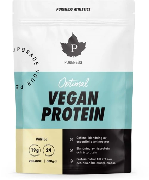 Pureness Athletics Optimal Vegan Protein Vanilj 600 g