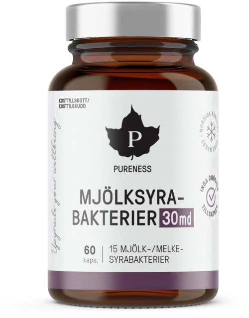 Pureness Mjölksyrabakterier 30 md 60 g