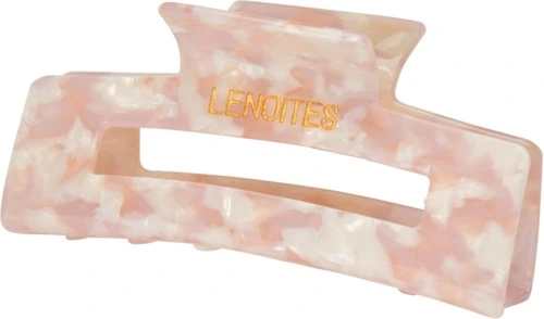 Lenoites Premium Eco-Friendly Hair Claw Pearly Pink