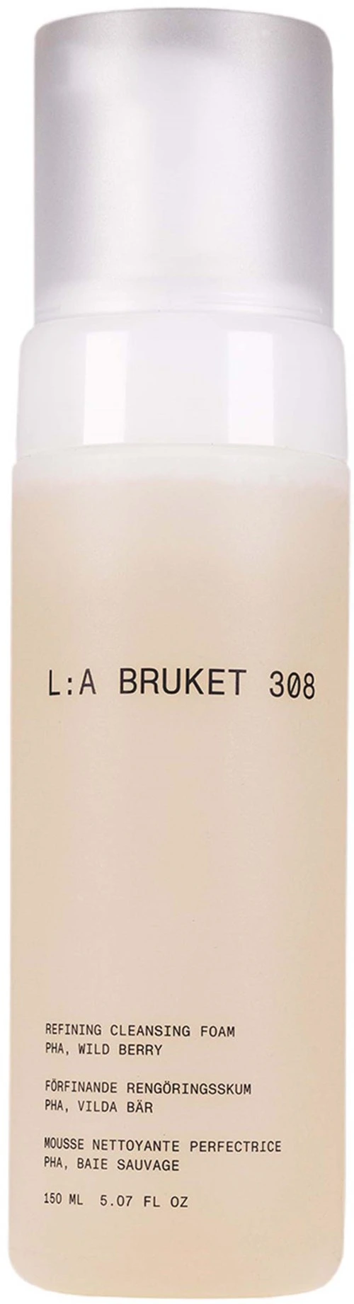 L:a Bruket 308 Refining Cleansing Foam PHA, Wild Berry 150 ml