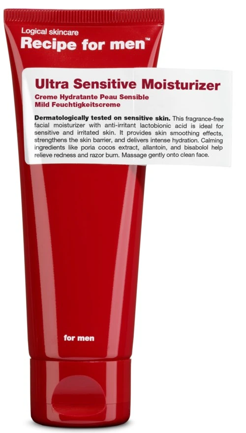 Recipe for men Ultra Sensitive Moisturizer 75 ml