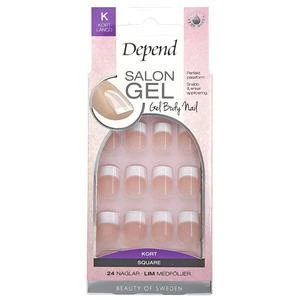 Depend Salon Gel Rosa Short Square