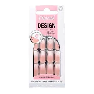 Depend Design Selection French Ombre Short Coffin - 24 stk.