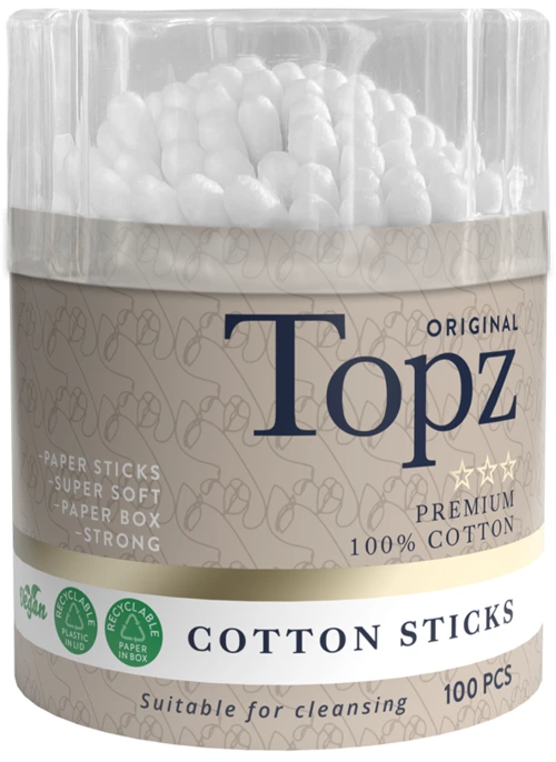 Topz Cotton Sticks Designed