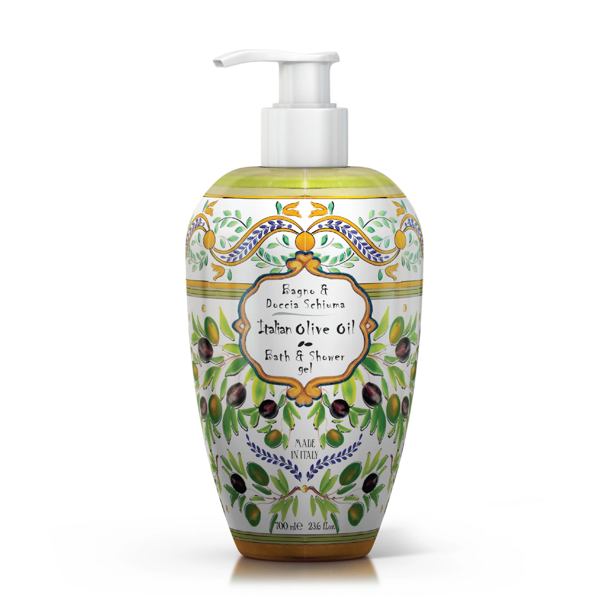 Rudy Profumi Bath & Shower Gel Italian Olive Oil, 700 ml