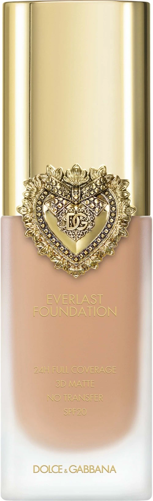 Dolce & Gabbana Flawless Everlast Foundation 24H Full Coverage 3D Matte No Transfer SPF34 15N Light Medium