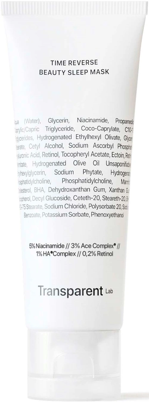 NICHE BEAUTY LAB Transparent Lab Time Reverse Beauty Sleep Mask 75 ml