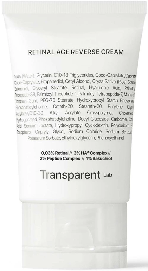 NICHE BEAUTY LAB Transparent Lab Retinal Age Reverse Cream 50 ml