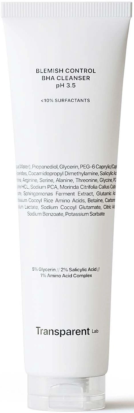 NICHE BEAUTY LAB Transparent Lab Blemish Control Bha Cleanser Ph 3.6 150 ml