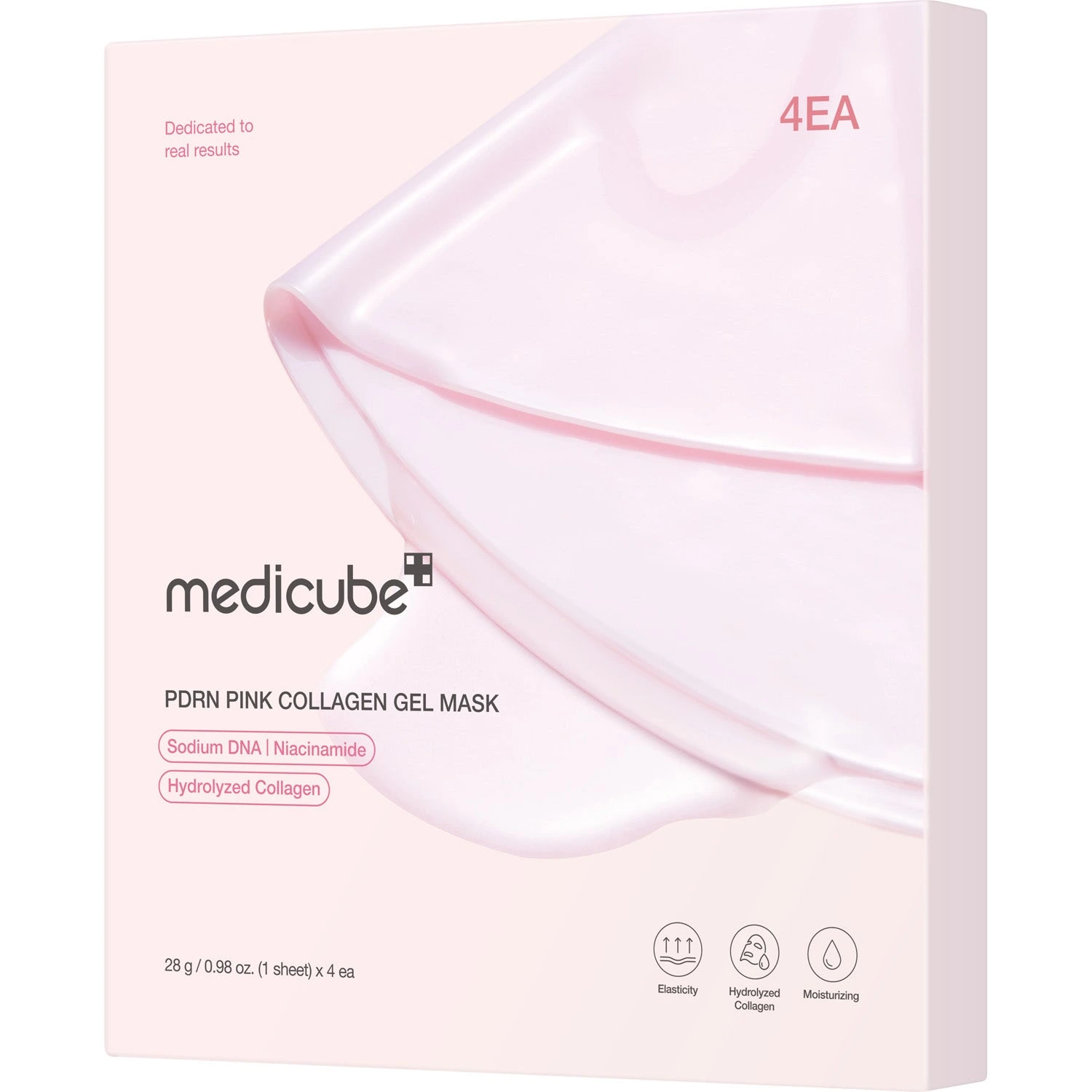 Medicube PDRN Pink Collagen Gel Mask 4 pcs