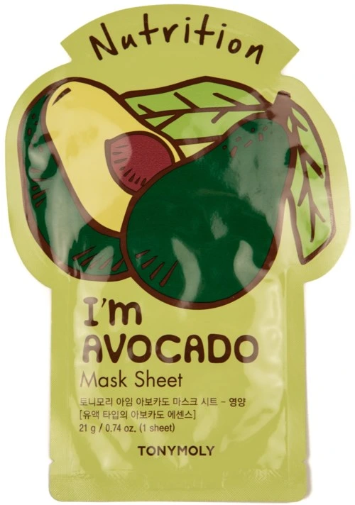 Tonymoly Nutrition I'm Avocado Mask Sheet
