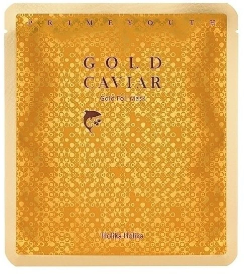 Holika Holika Prime Youth Gold Caviar Gold Foil Mask 25 ml