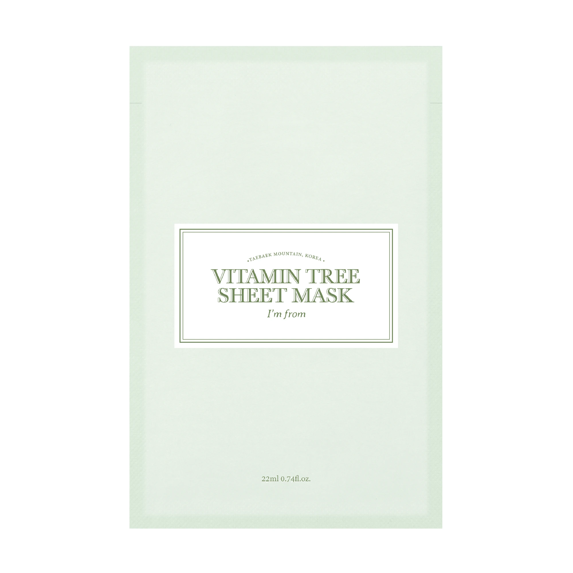I'm From Vitamin Tree Sheet Mask, 1 stk.