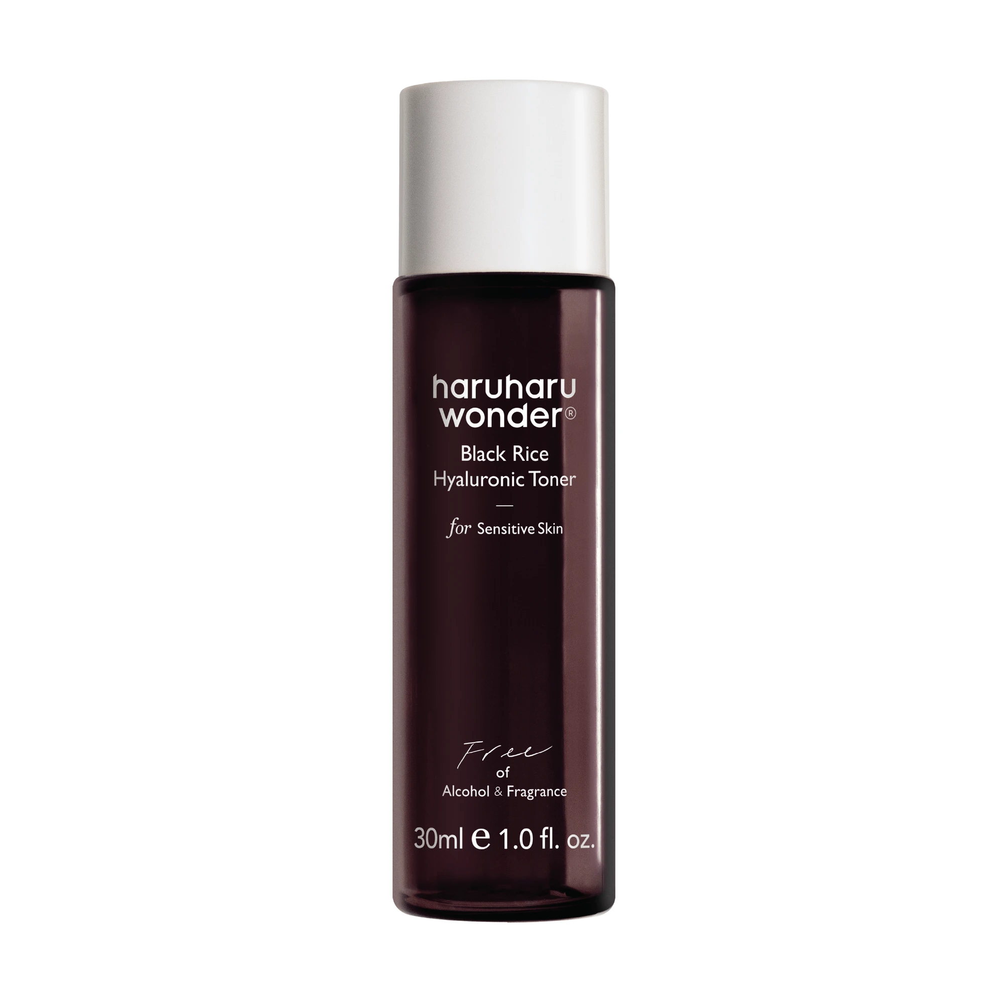 haruharu wonder Black Rice Hyaluronic Toner Free of Alcohol & Fragrance, 30 ml