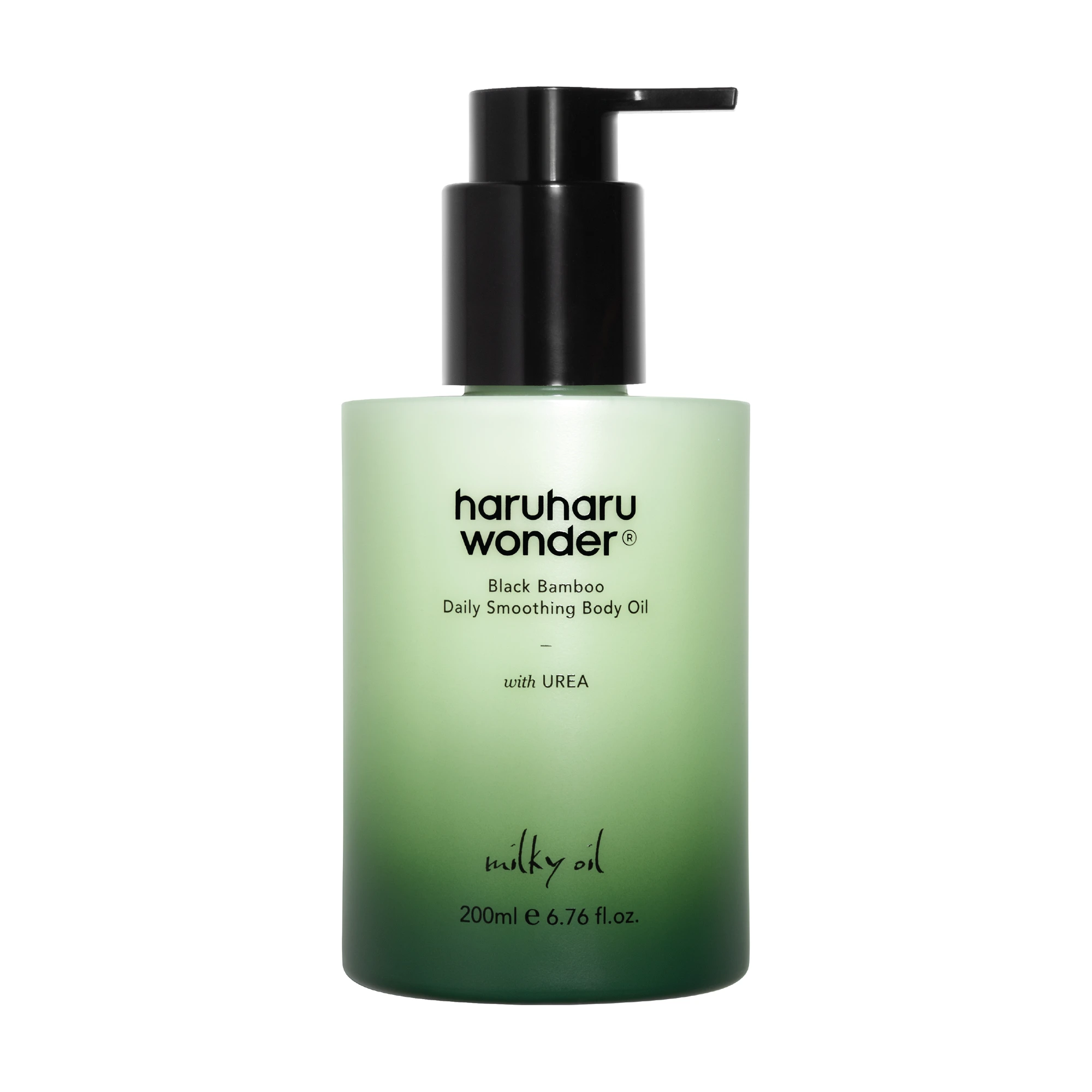haruharu wonder Black Bamboo Daily Smoothing Body Oil, 200 ml