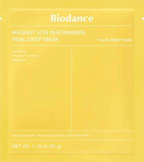 Biodance Radiant Vita Niacinamide Real Deep Mask 34 g