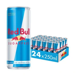 24 x Red Bull Energidrikk, 250 ml, Sukkerfri