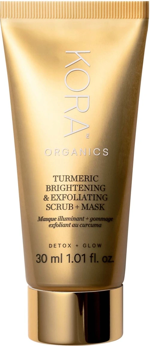 KORA Organics Turmeric Brightening & Exfoliating Mask 2-in-1 30 ml