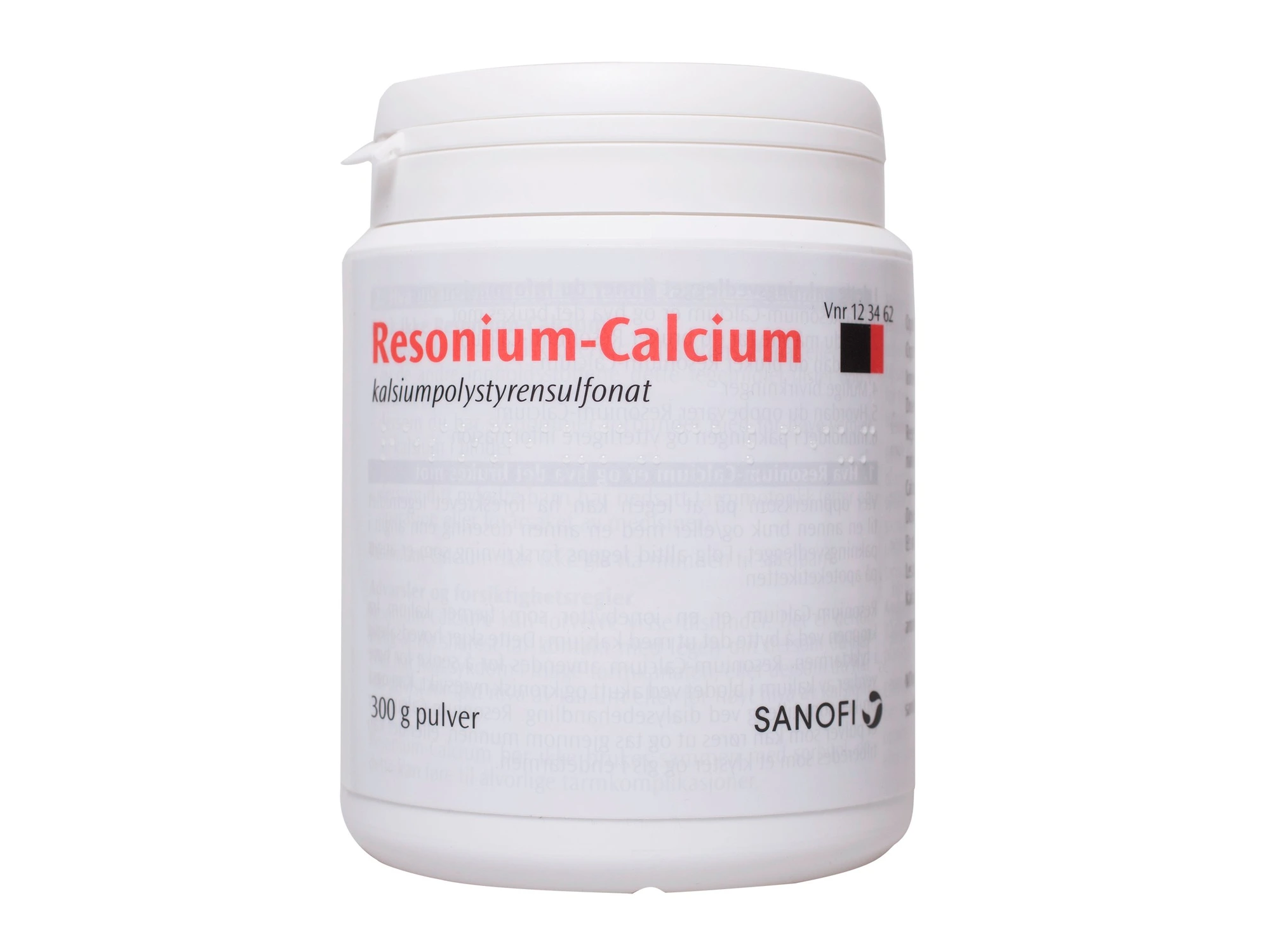 Resonium-Calcium pulv til mikst/rektalvæske, susp 1 g/g