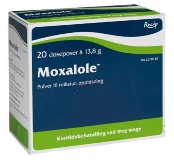 Moxalole pulver til mikstur sitron 20 stk