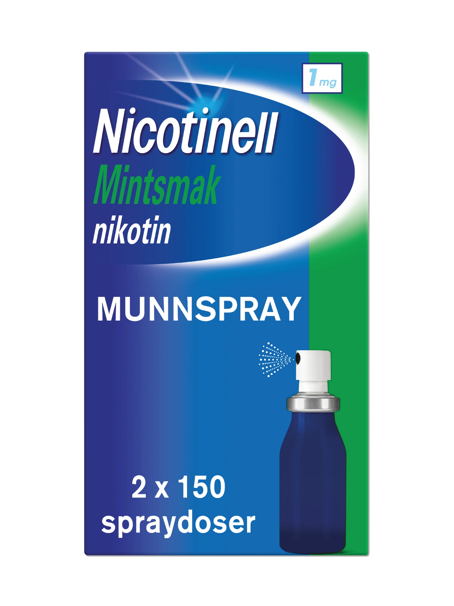 Nicotinell munnspray oppl med mintsmak 1 mg/dose
